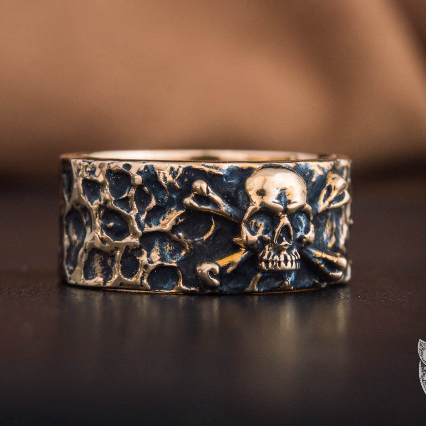 Jolly Roger Bronze Ring