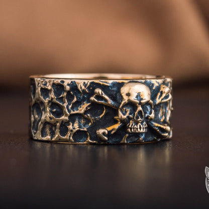 Jolly Roger Bronze Ring