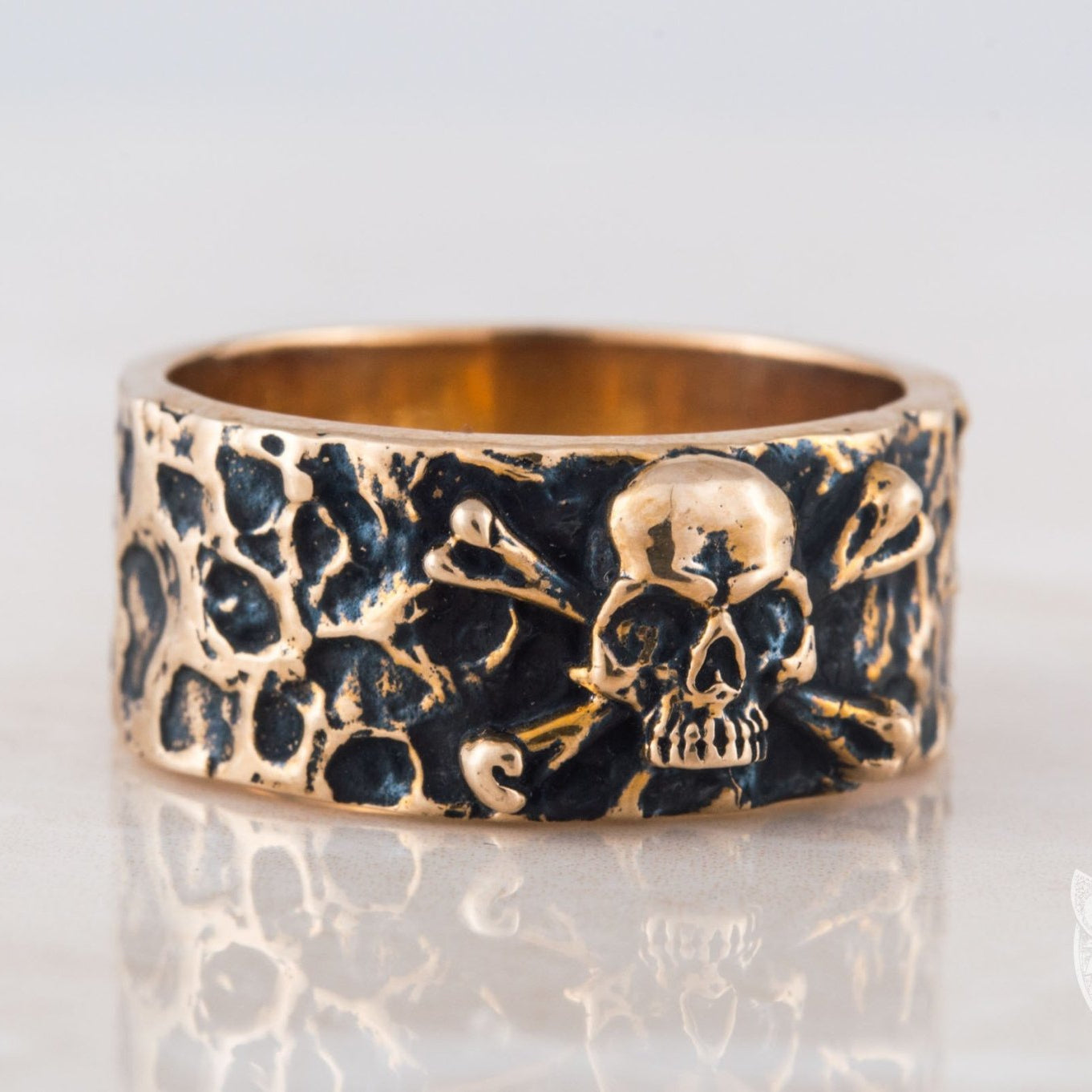 Jolly Roger Bronze Ring