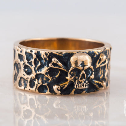 Jolly Roger Bronze Ring