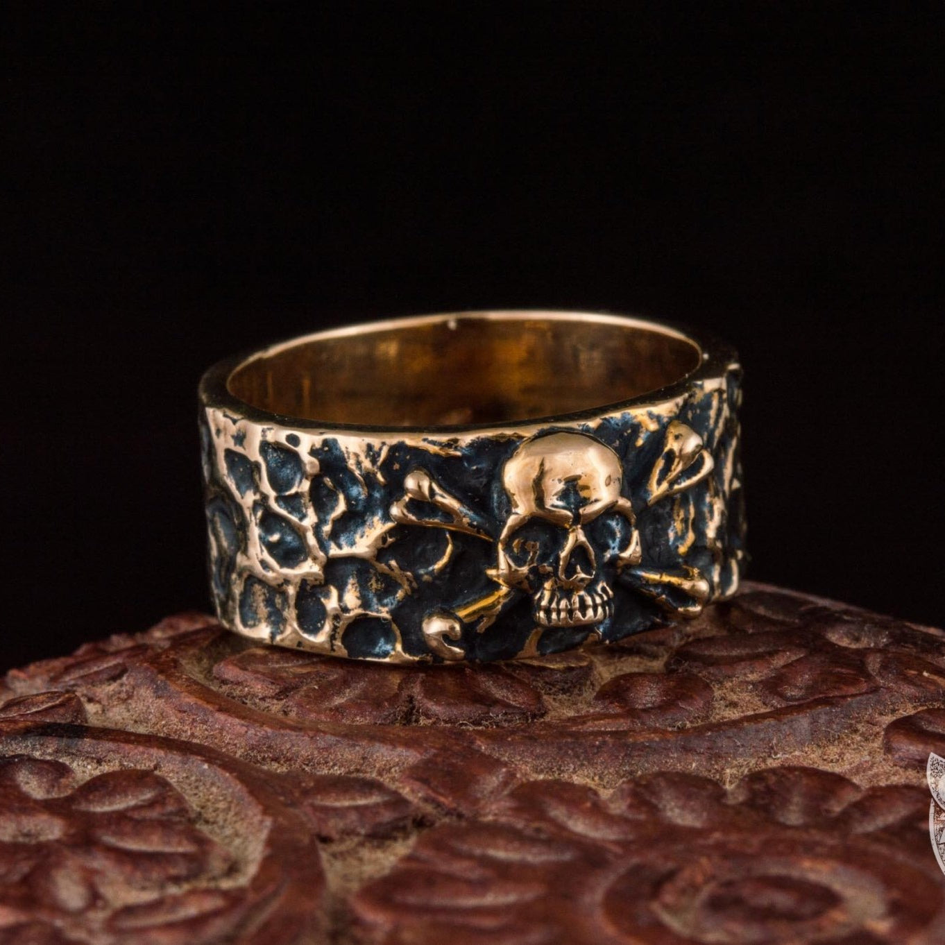 Jolly Roger Bronze Ring