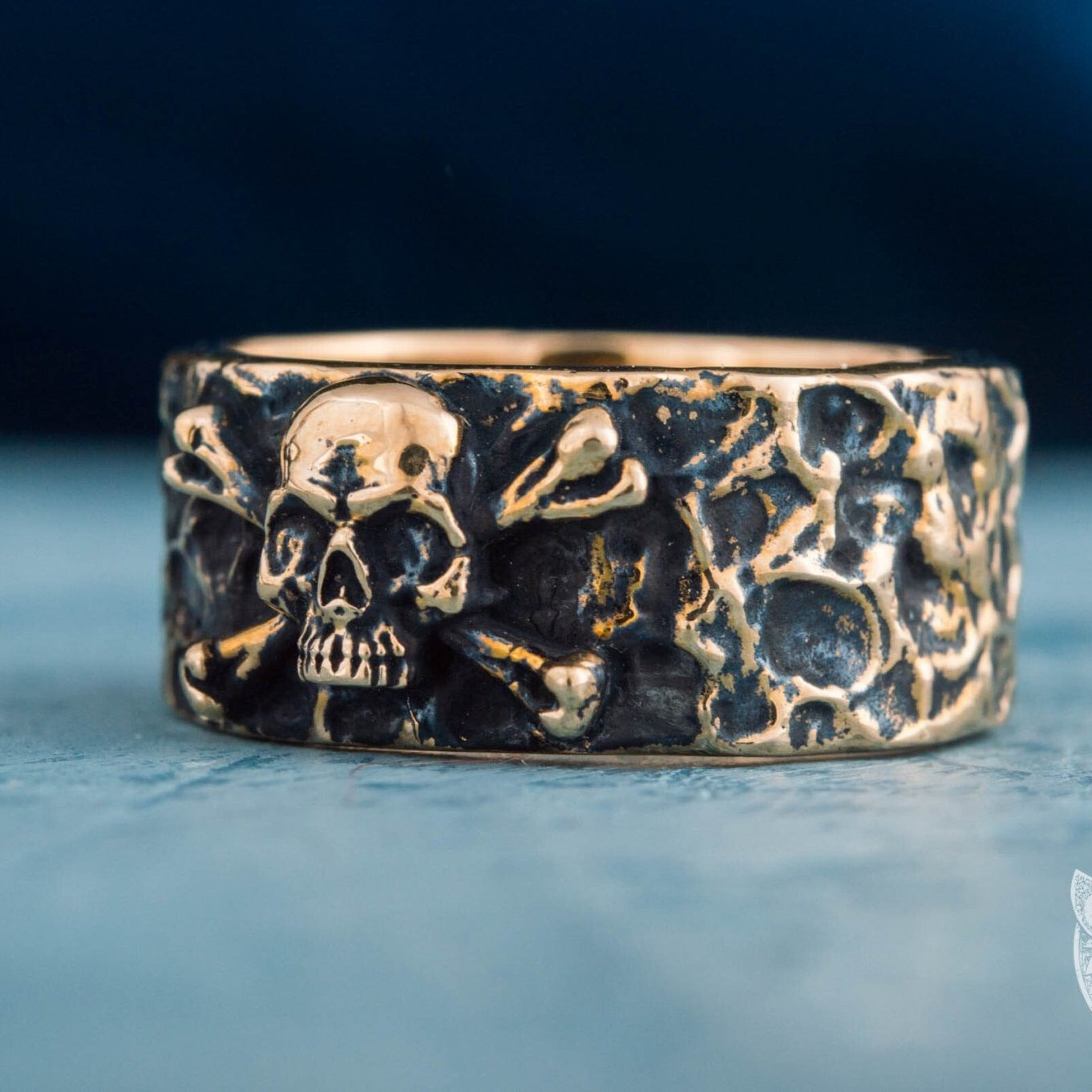 Jolly Roger Bronze Ring
