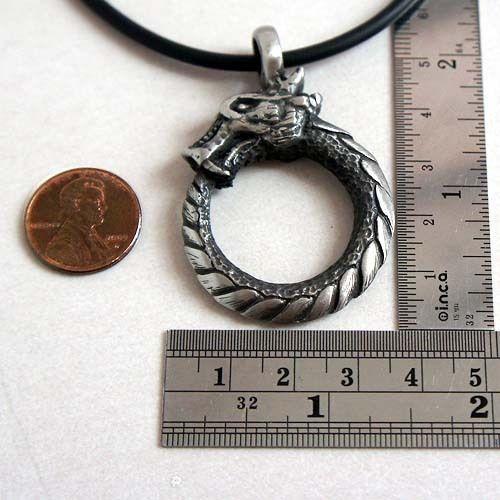 Jörmungandr - Pewter Pendant - VikingsBrand