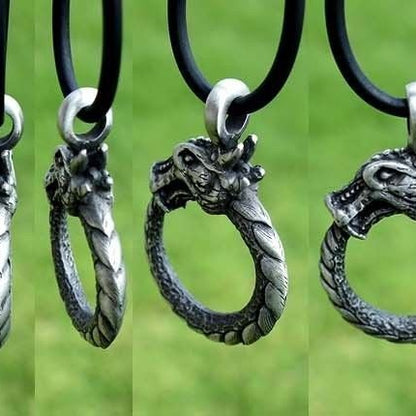 Jörmungandr - Pewter Pendant - VikingsBrand