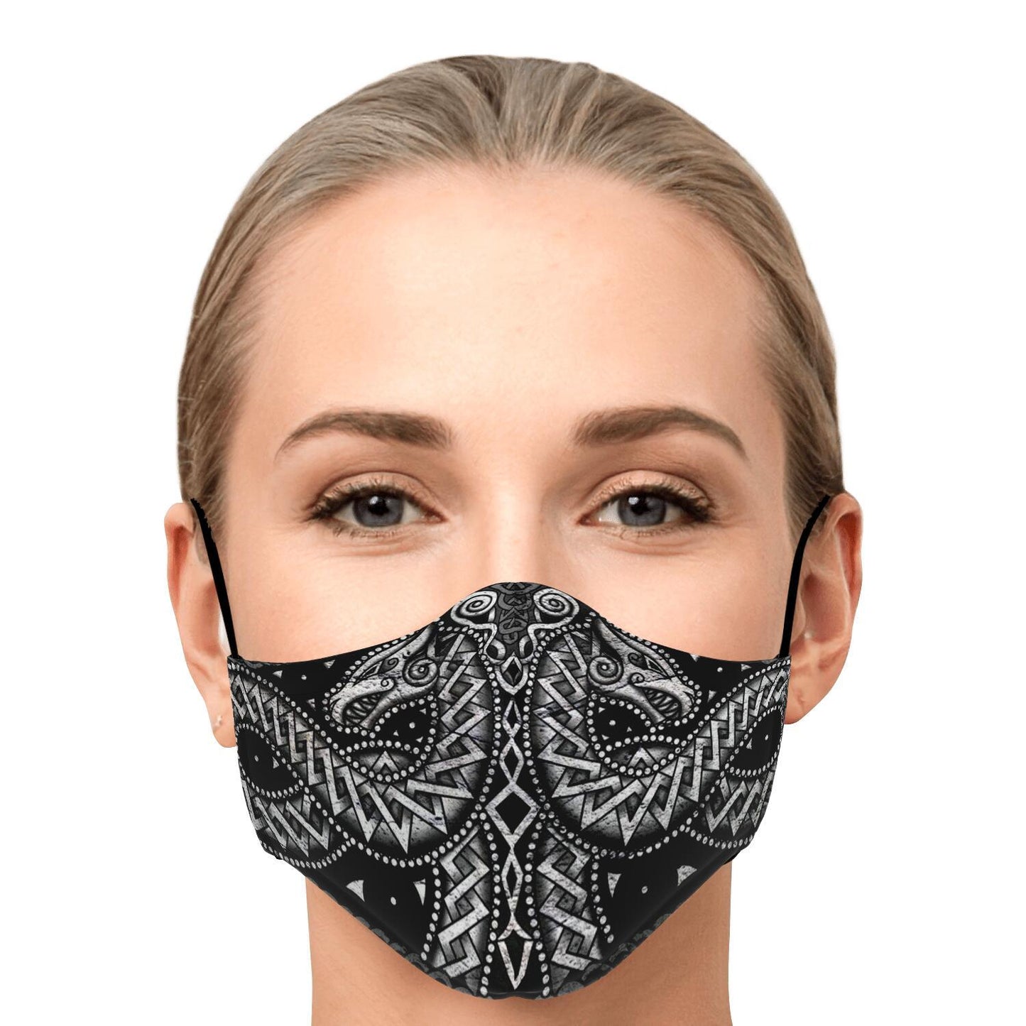 Jörmungandr Viking Face Mask Cover