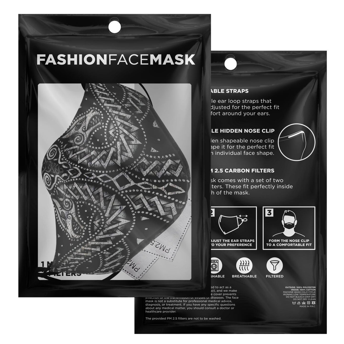Jörmungandr Viking Face Mask Cover