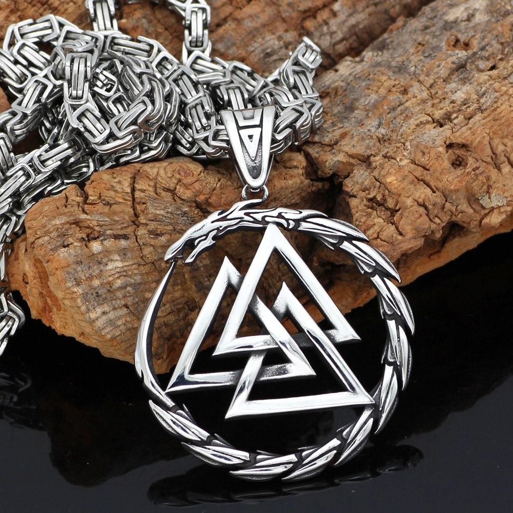Jörmungandr Viking Valknut Pendant - VikingsBrand
