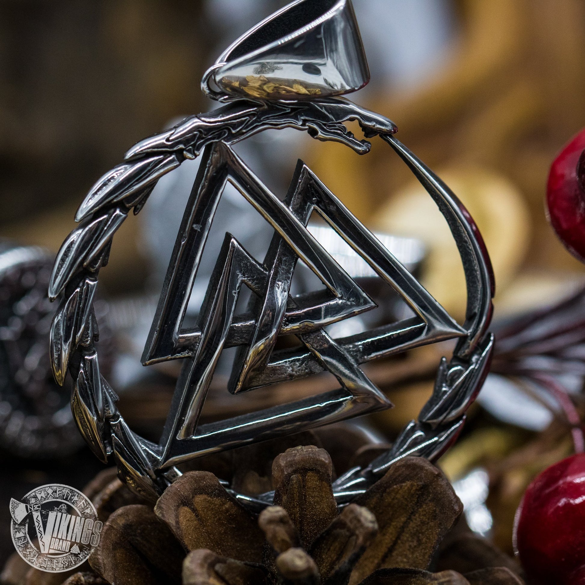 Jörmungandr Viking Valknut Pendant - VikingsBrand