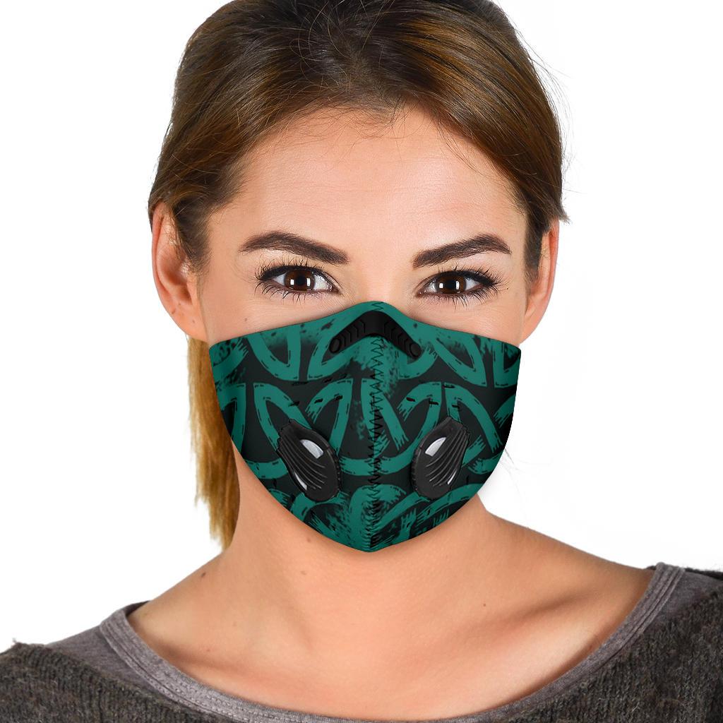 Knot Premium Face Mask Cover - Green