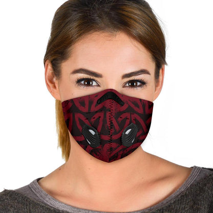 Knot Premium Face Mask Cover - Red