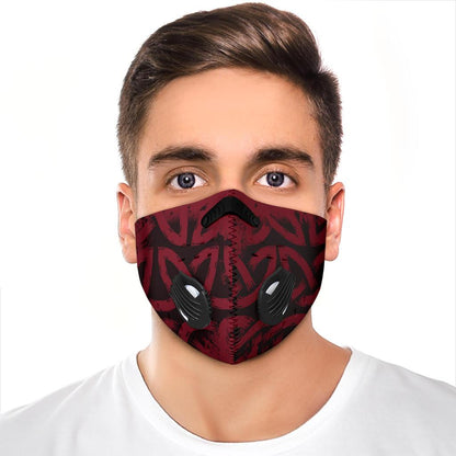 Knot Premium Face Mask Cover - Red