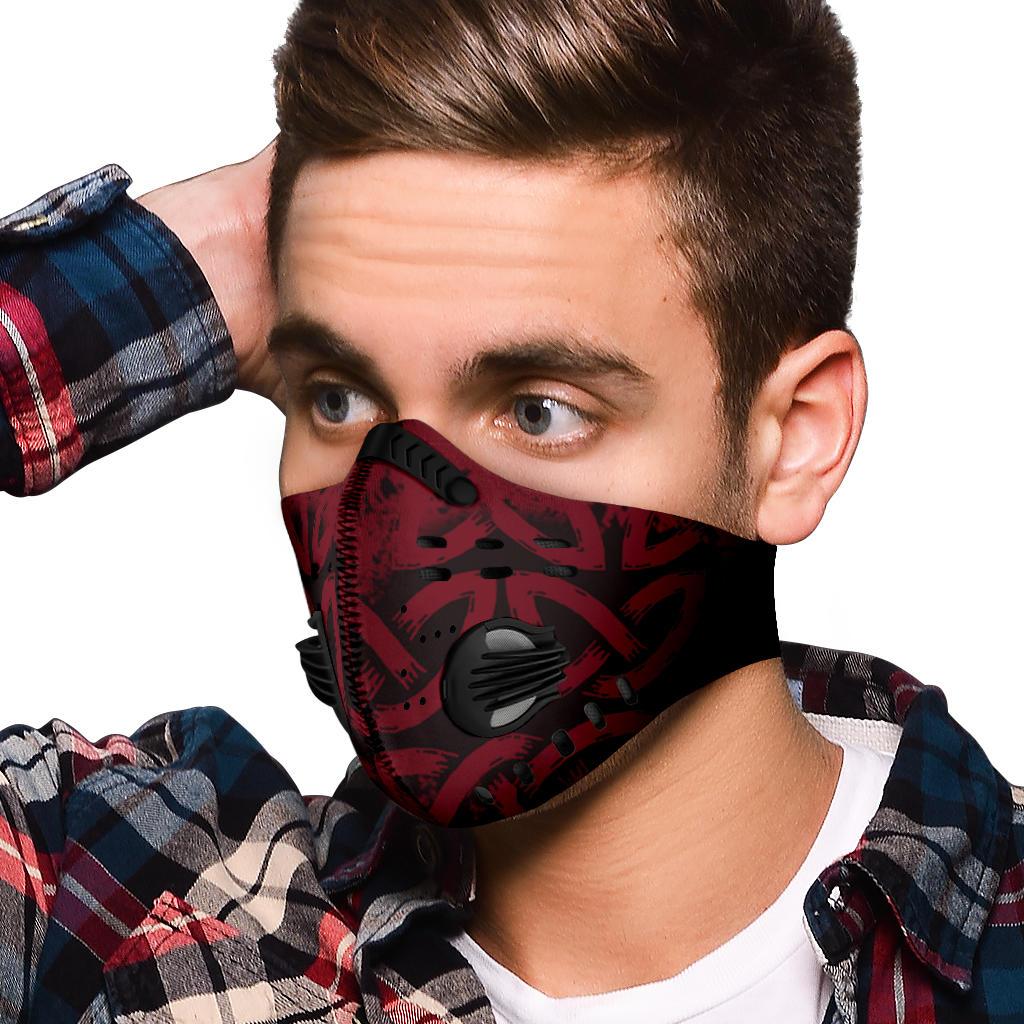 Knot Premium Face Mask Cover - Red