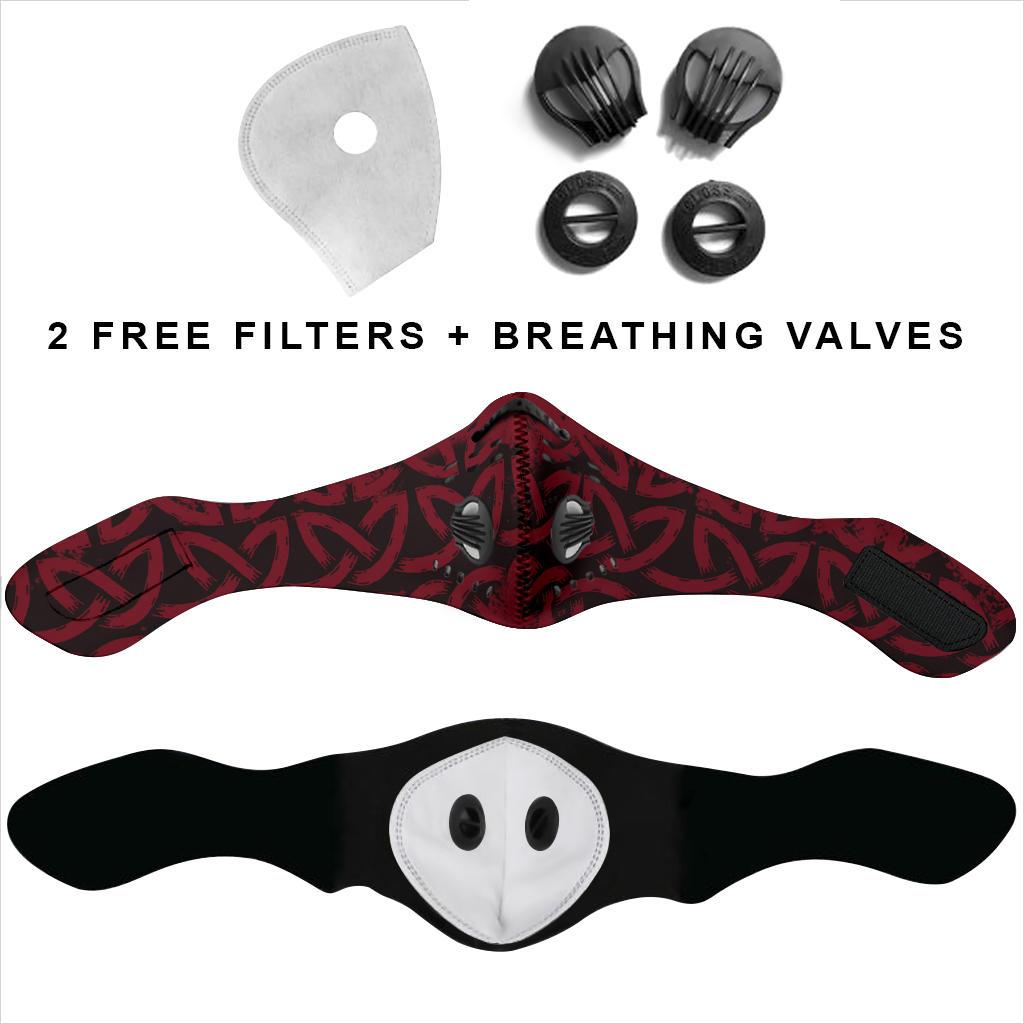 Knot Premium Face Mask Cover - Red