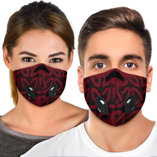Knot Premium Face Mask Cover - Red