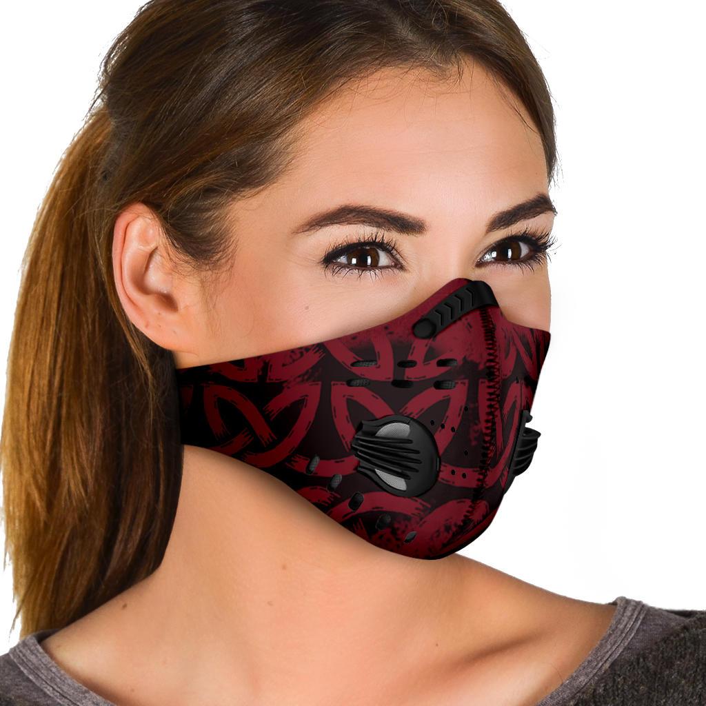 Knot Premium Face Mask Cover - Red