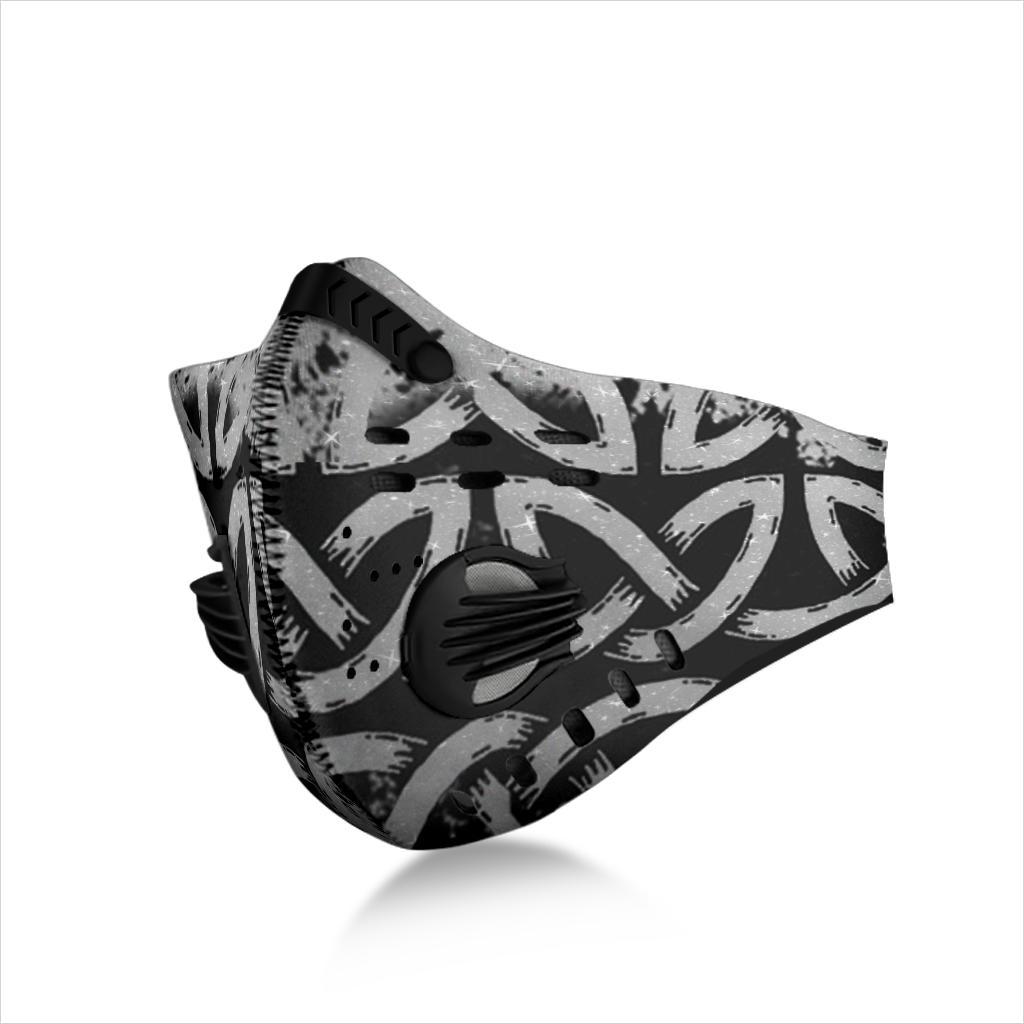 Knot Premium Viking Face Mask Cover - Silver