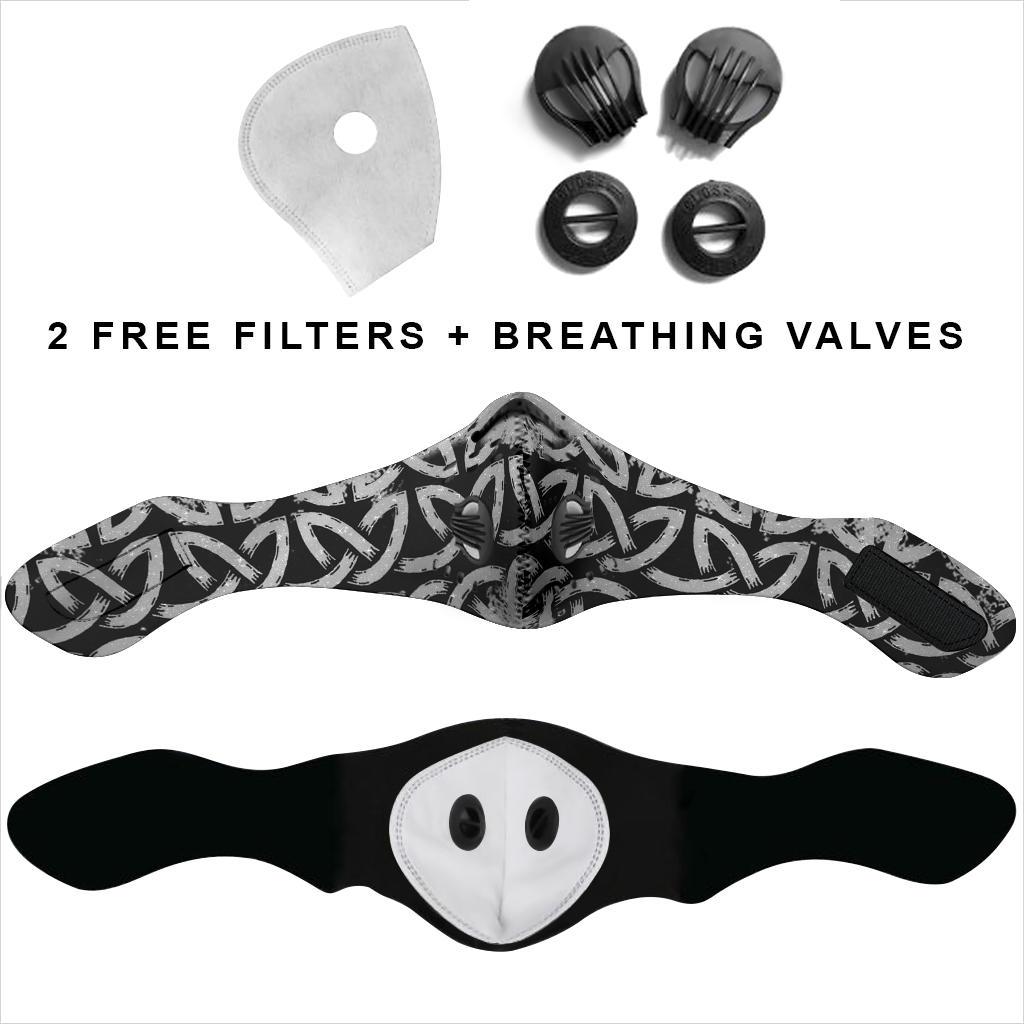 Knot Premium Viking Face Mask Cover - Silver
