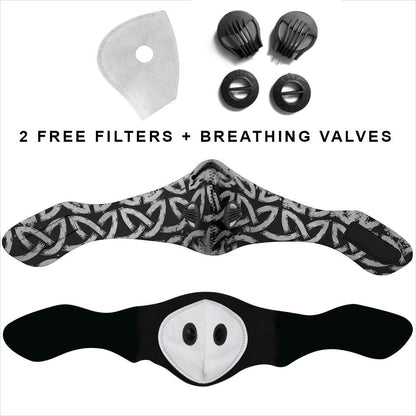 Knot Premium Viking Face Mask Cover - Silver