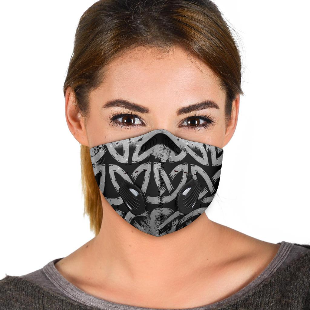 Knot Premium Viking Face Mask Cover - Silver