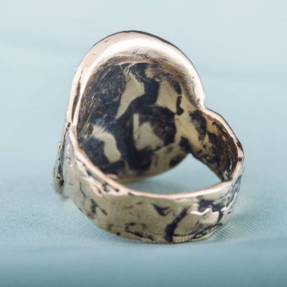Lagertha's Shield Handcrafted Bronze Viking Ring