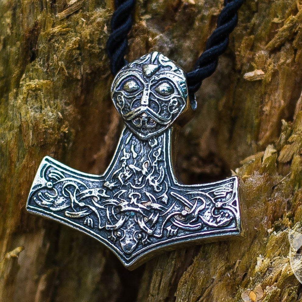 Little Thor's Hammer 925 Sterling Silver Pendant - VikingsBrand