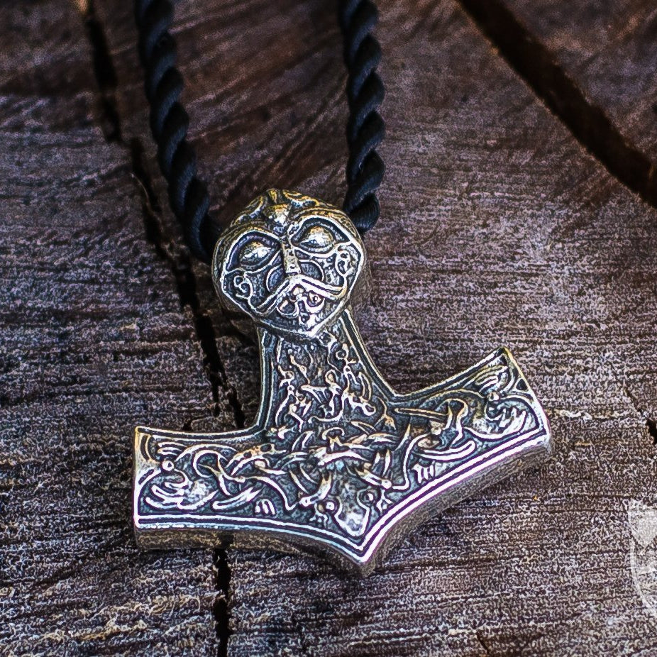 Little Thor's Hammer 925 Sterling Silver Pendant - VikingsBrand