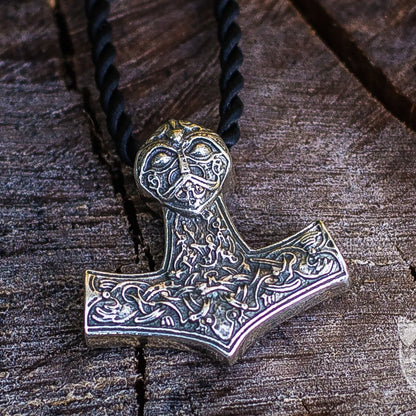 Little Thor's Hammer 925 Sterling Silver Pendant - VikingsBrand