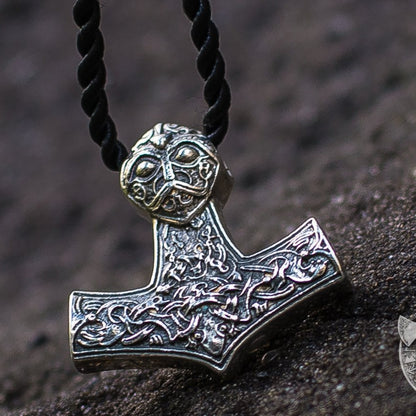 Little Thor's Hammer 925 Sterling Silver Pendant - VikingsBrand