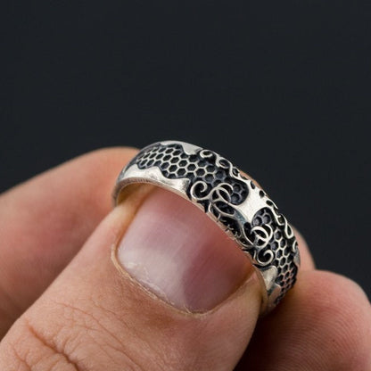 Little Yggdrasil 925 sterling silver Viking ring