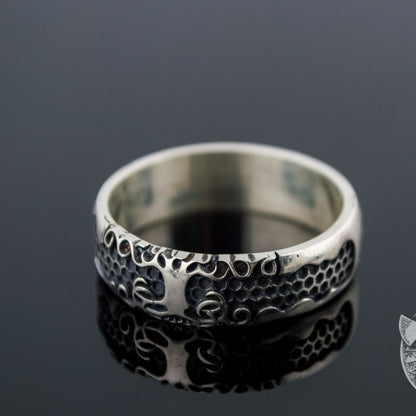 Little Yggdrasil Symbol 925 Sterling Silver Viking Ring - VikingsBrand