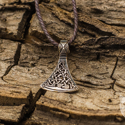 Mammen Style Viking Axe Bronze Pendant - VikingsBrand