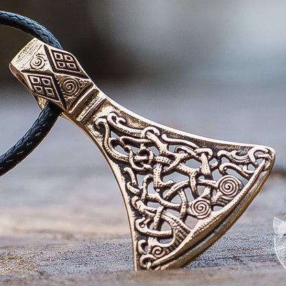Mammen Style Viking Axe Bronze Pendant - VikingsBrand