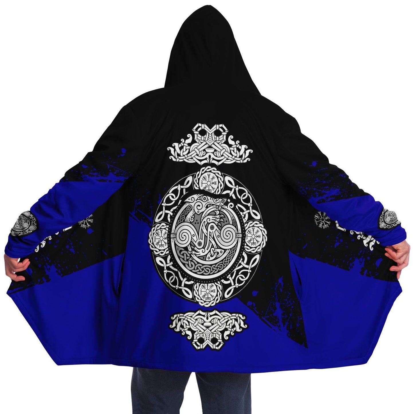 Mask of Odin Premium Viking Blue Cloak