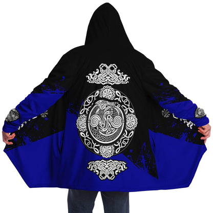 Mask of Odin Premium Viking Blue Cloak