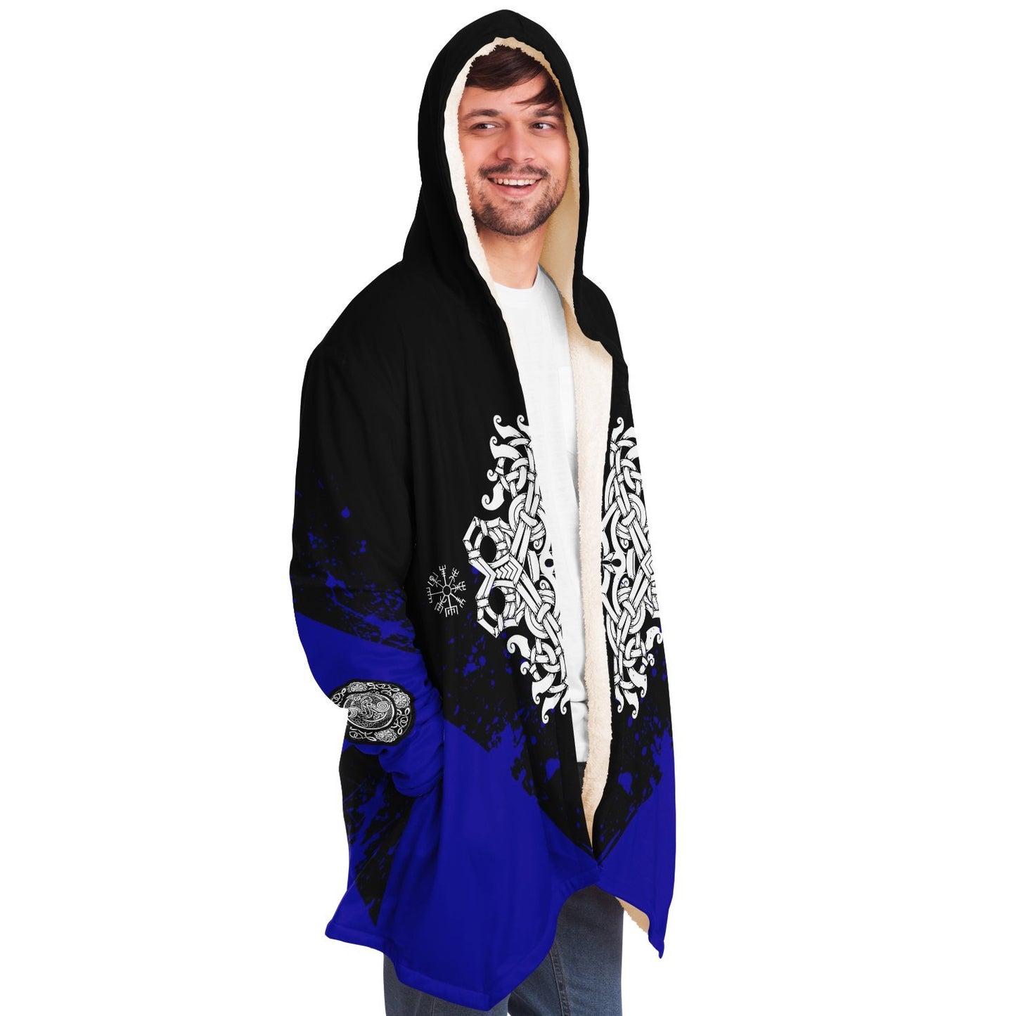 Mask of Odin Premium Viking Blue Cloak