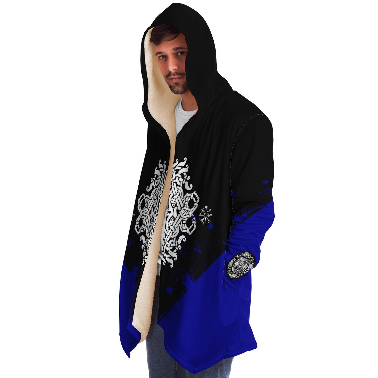 Mask of Odin Premium Viking Blue Cloak