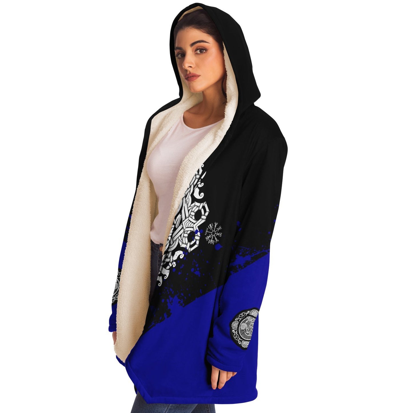 Mask of Odin Premium Viking Blue Cloak