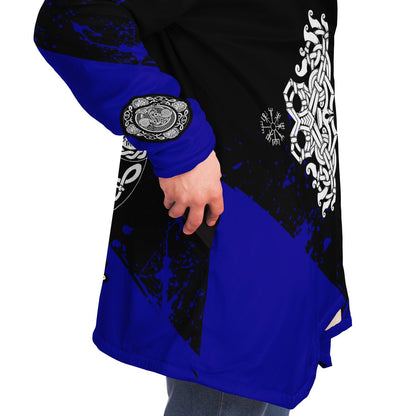 Mask of Odin Premium Viking Blue Cloak
