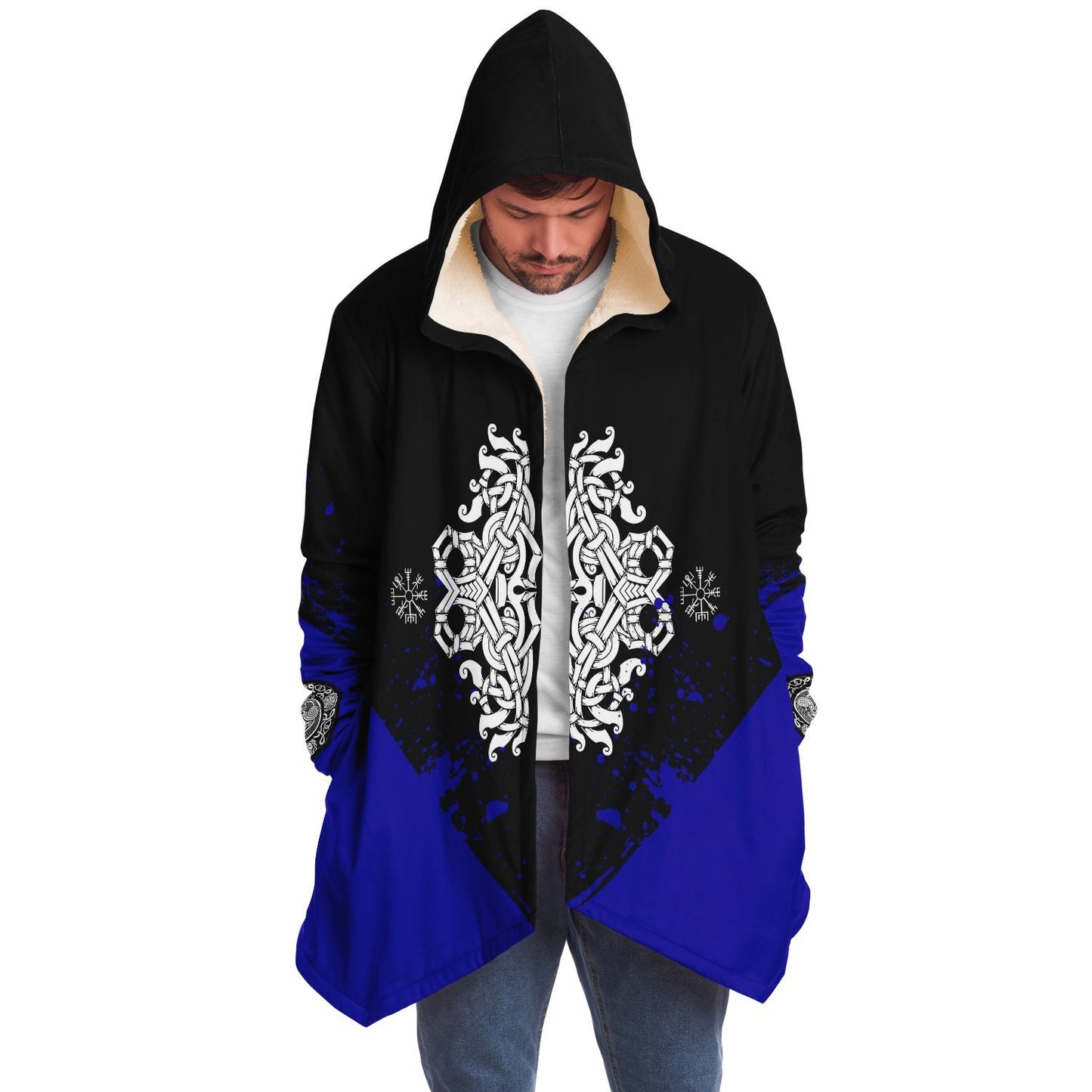 Mask of Odin Premium Viking Blue Cloak
