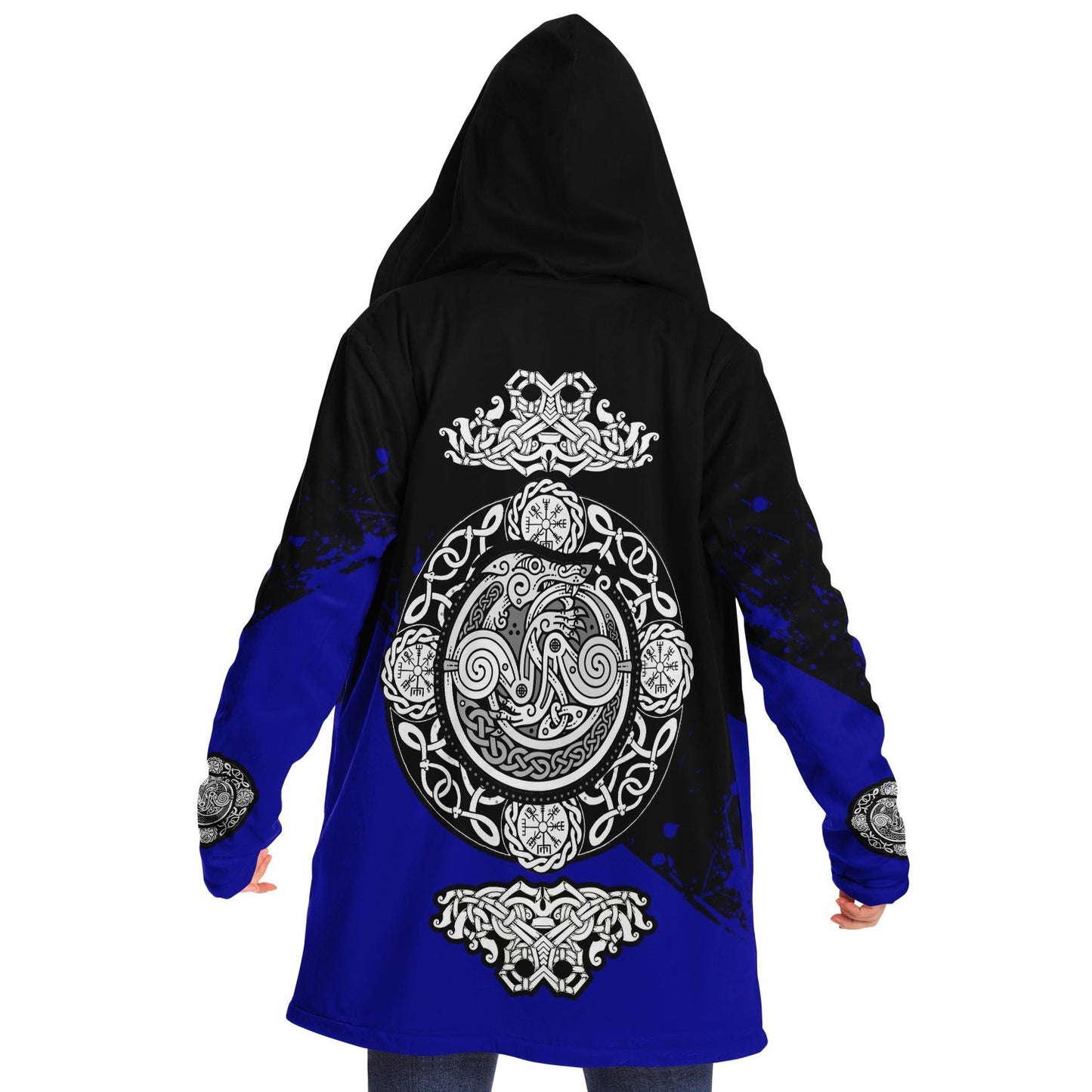 Mask of Odin Premium Viking Blue Cloak