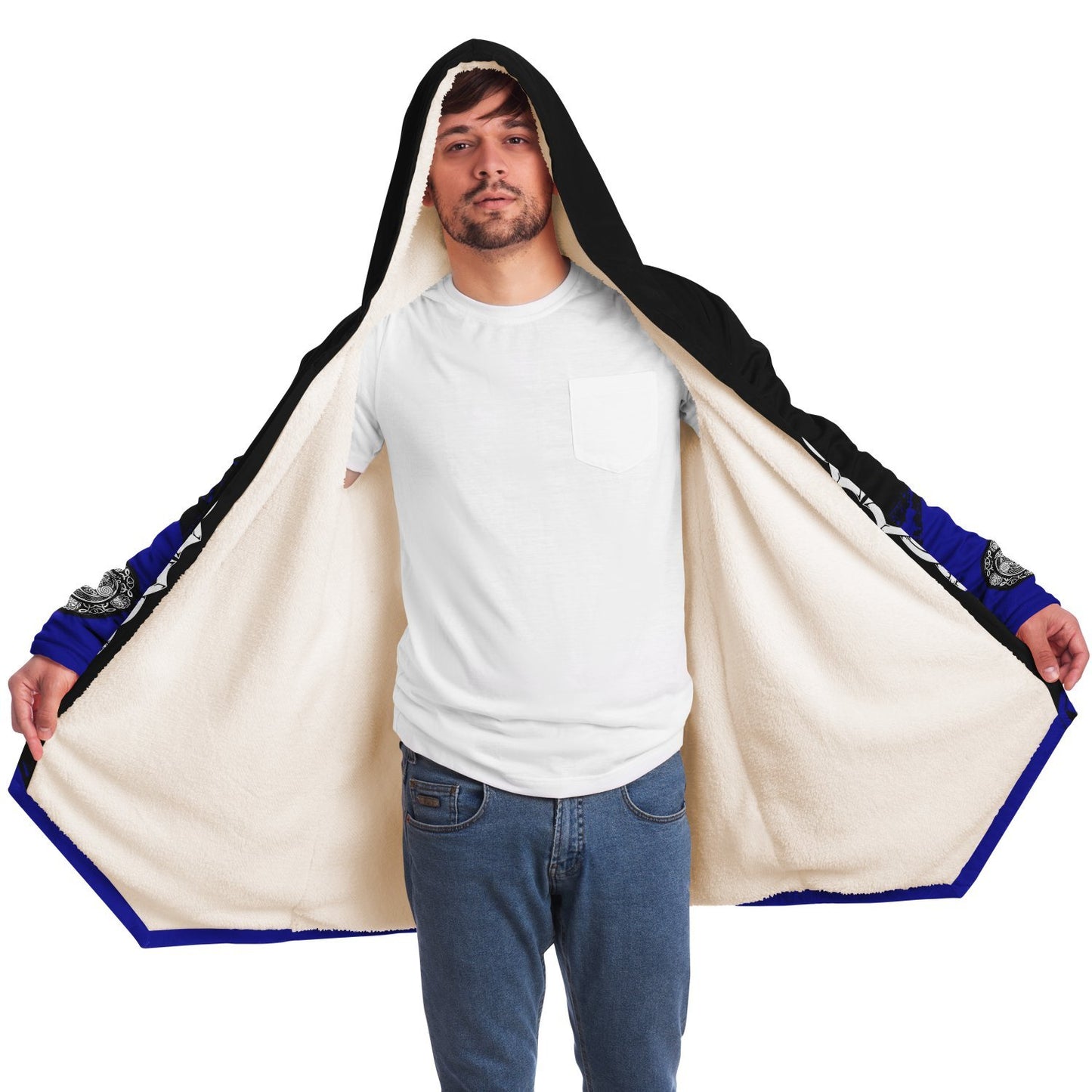 Mask of Odin Premium Viking Blue Cloak