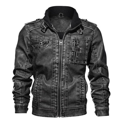 Men's Leather Jacket - VikingsBrand