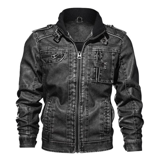 Men's Leather Jacket - VikingsBrand