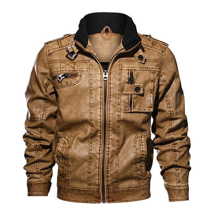 Men's Leather Jacket - VikingsBrand