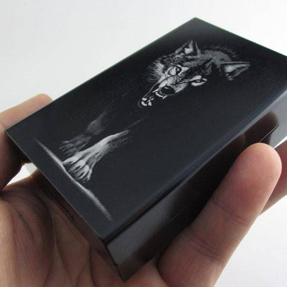 Metal Wolf Cigarette Case - VikingsBrand