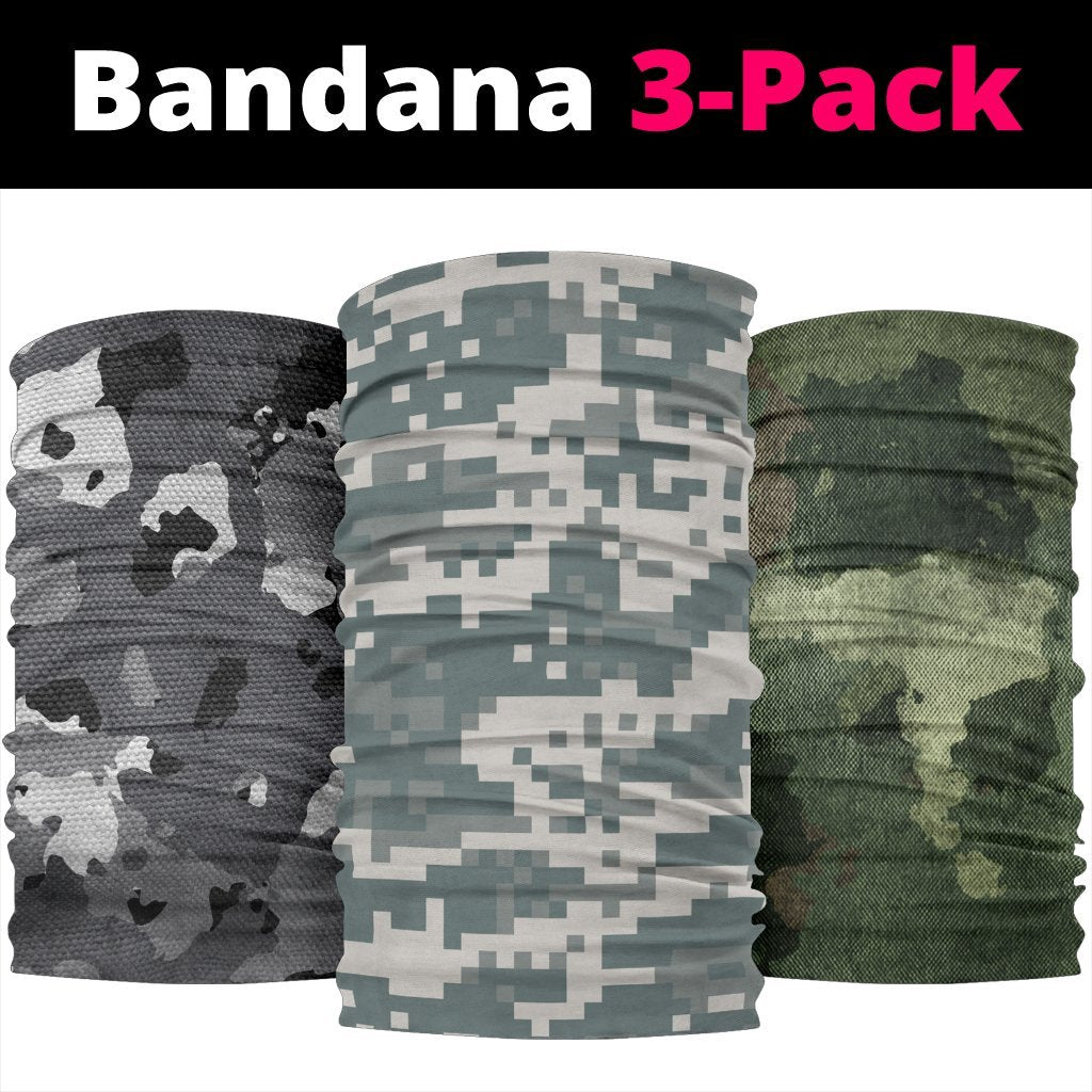 Military Camo Neck Gaiter | Face Shield - Pixels