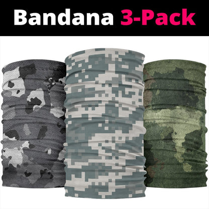 Military Camo Neck Gaiter | Face Shield - Pixels