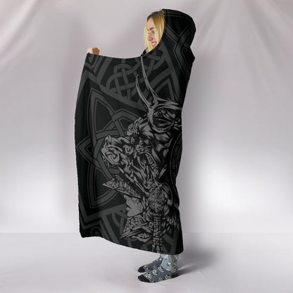 Mjolnir Hooded Blanket - VikingsBrand