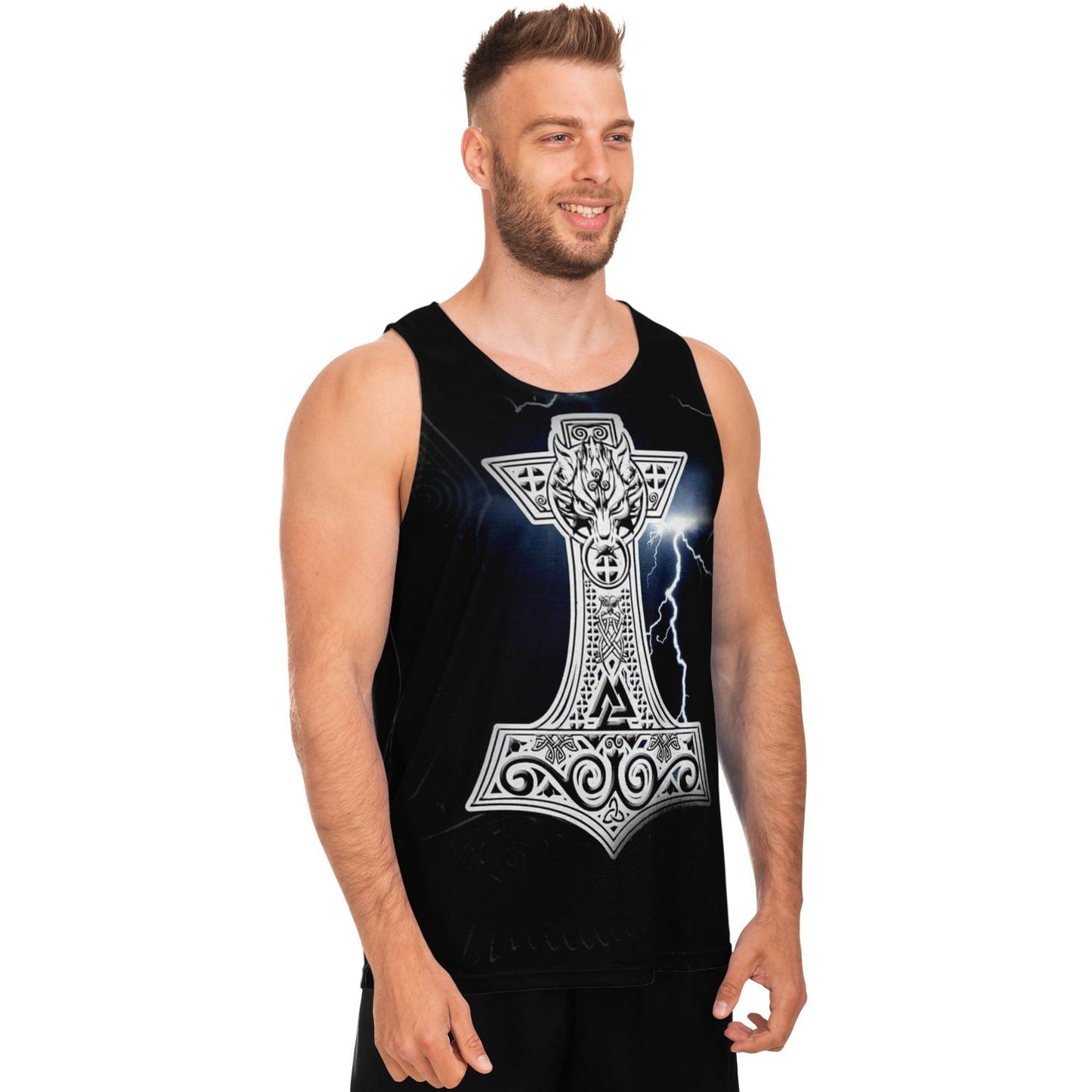 Mjolnir, Thor Hammer Viking Unisex Tank Top