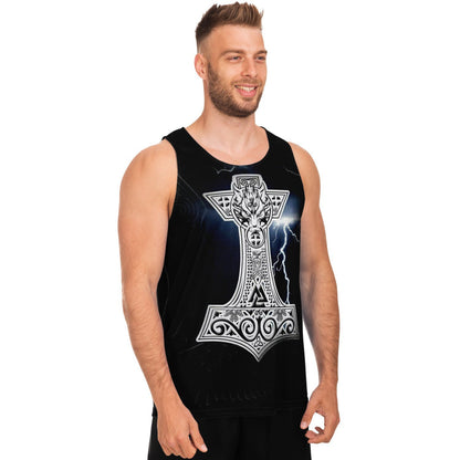Mjolnir, Thor Hammer Viking Unisex Tank Top